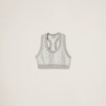 COTTON LOGO KNIT TOP