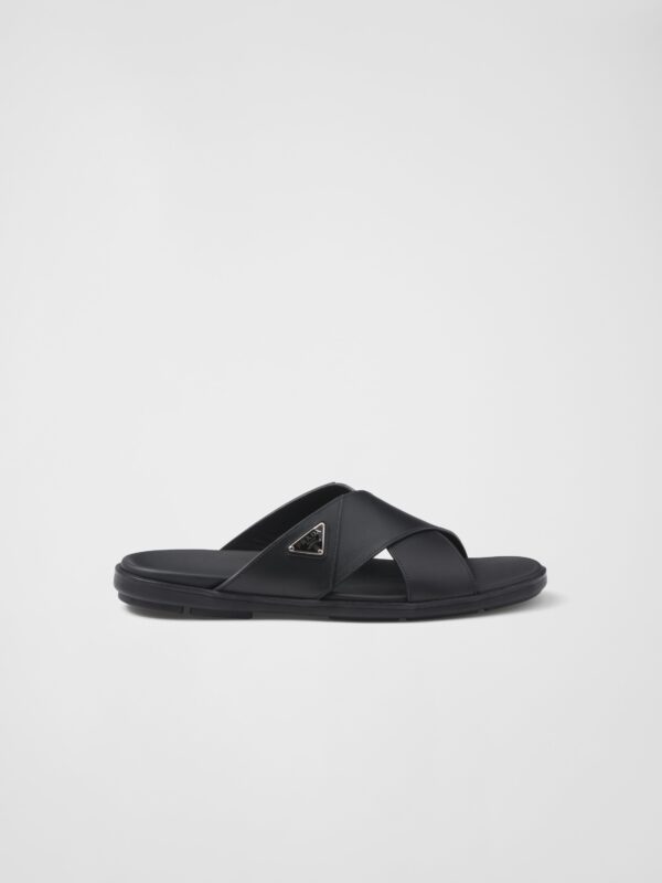 LEATHER SLIDES