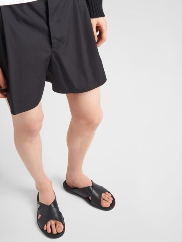 LEATHER SLIDES