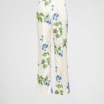 PRINTED TWILL PANTS