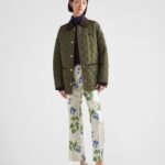 PRINTED TWILL PANTS