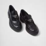 BRUSHED LEATHER LOAFERS