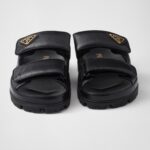 NAPPA LEATHER SLIDES