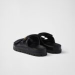 NAPPA LEATHER SLIDES