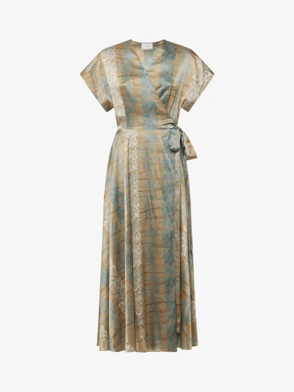PRINTED SILK DRESS