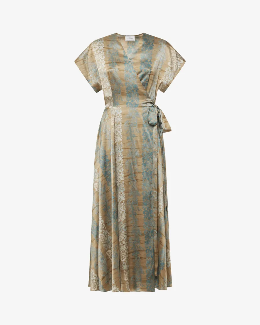 PRINTED SILK DRESS