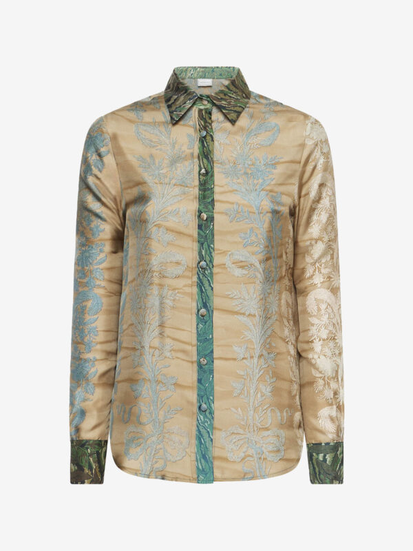 PRINTED SILK SHIRT