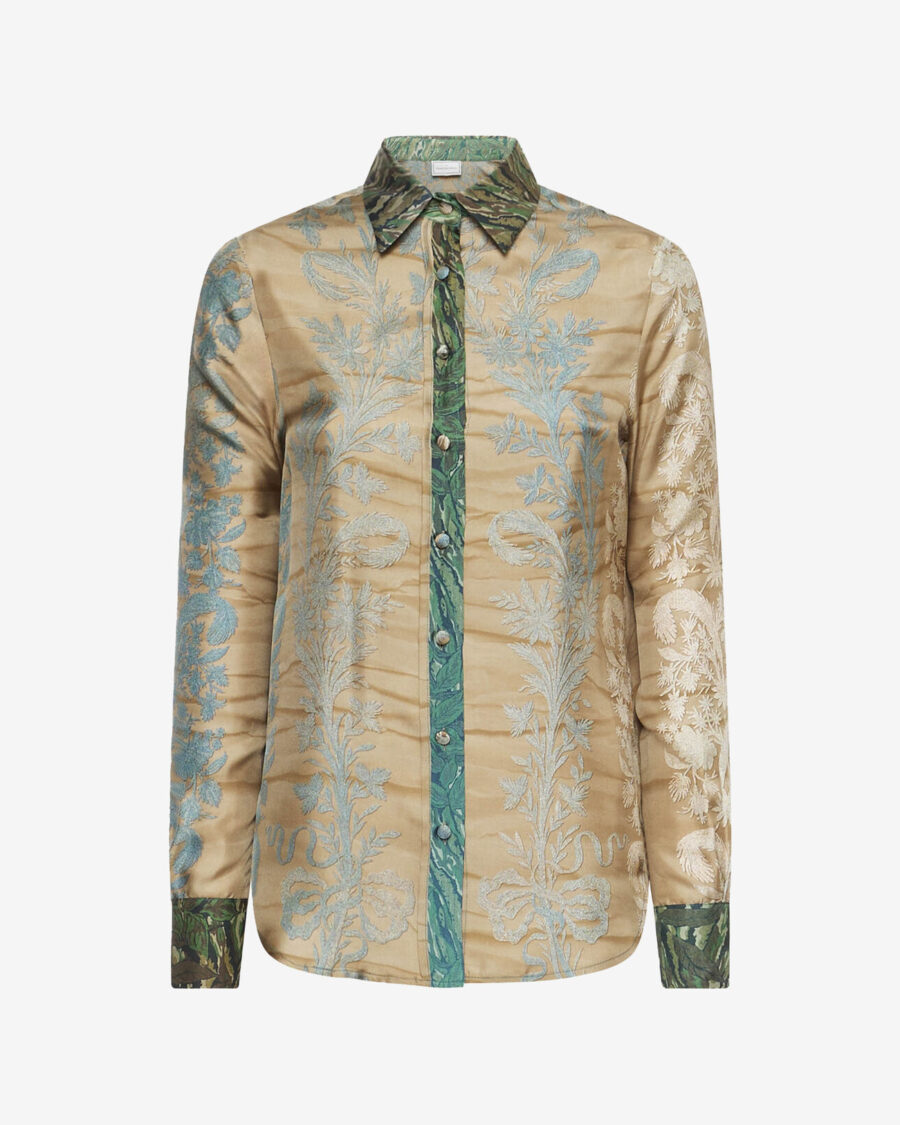 PRINTED SILK SHIRT