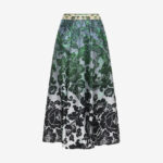 PRINTED SILK SKIRT