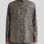 DENIM JACQUARD SHIRT
