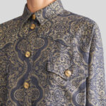 DENIM JACQUARD SHIRT