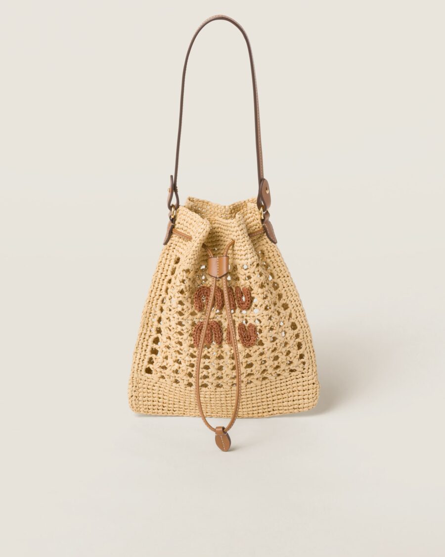 WOVEN RAFFIA MINI BAG