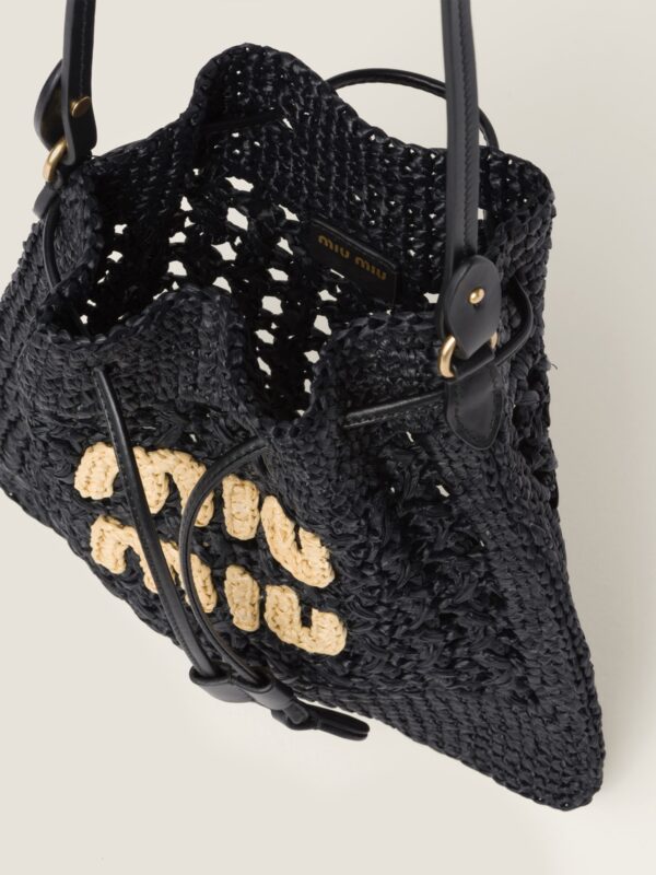WOVEN RAFFIA MINI BAG