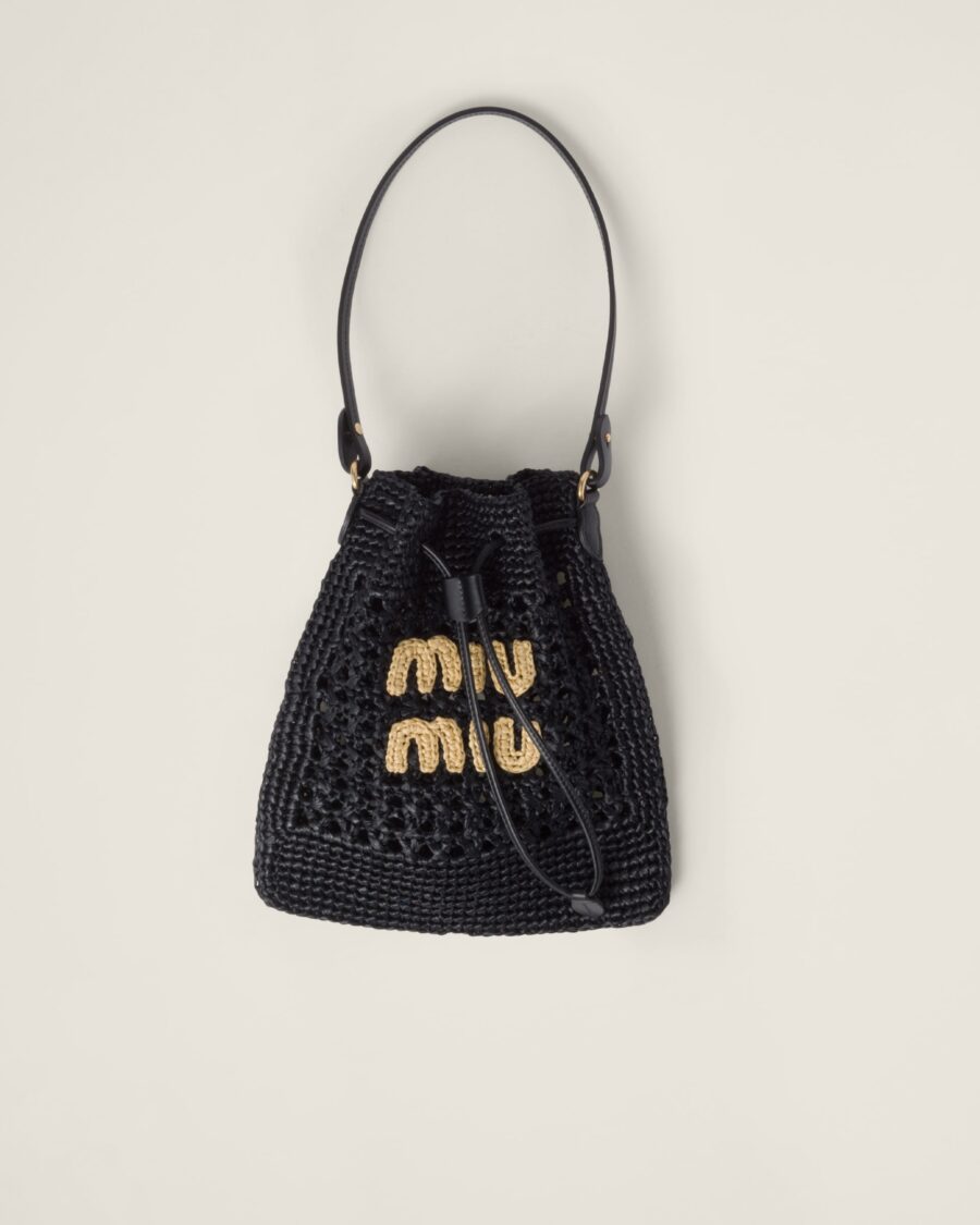 WOVEN RAFFIA MINI BAG