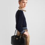 1978 RE NYLON AND SAFFIANO TOP HANDLE BAG