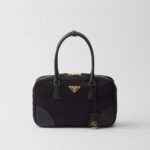 1978 RE NYLON AND SAFFIANO TOP HANDLE BAG