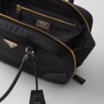 1978 RE NYLON AND SAFFIANO TOP HANDLE BAG