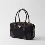 1978 RE NYLON AND SAFFIANO TOP HANDLE BAG