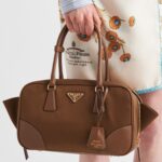 1978 RE NYLON AND SAFFIANO TOP HANDLE BAG