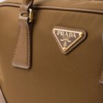 1978 RE NYLON AND SAFFIANO TOP HANDLE BAG