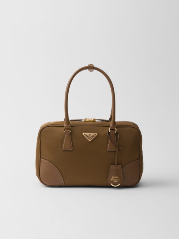 1978 RE NYLON AND SAFFIANO TOP HANDLE BAG