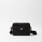 RE NYLON AND SAFFIANO SHOULDER BAG