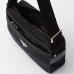 RE NYLON AND SAFFIANO SHOULDER BAG