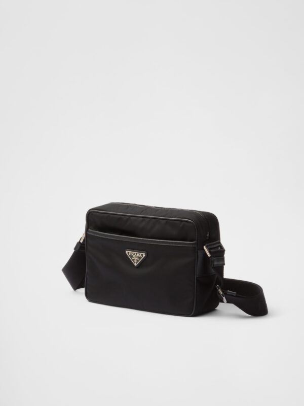 RE NYLON AND SAFFIANO SHOULDER BAG