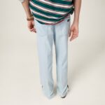 CHAMBRAY DENIM BAGGY JEANS