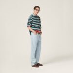 CHAMBRAY DENIM BAGGY JEANS