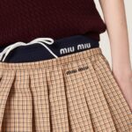 CHECKED SKIRT