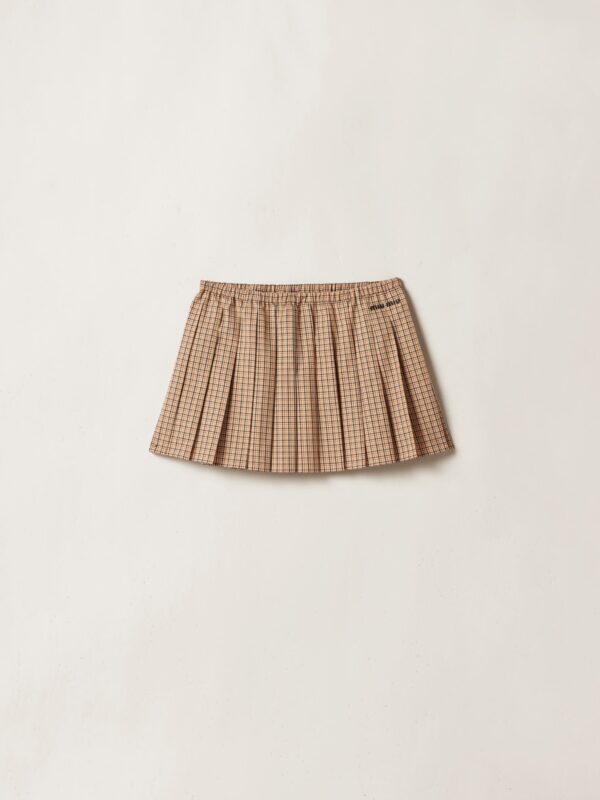 CHECKED SKIRT