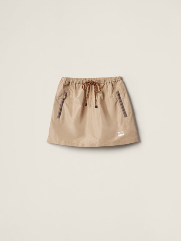 TECHNICAL FABRIC SHORT SKIRT
