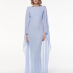SILK CHIFFON GOWN