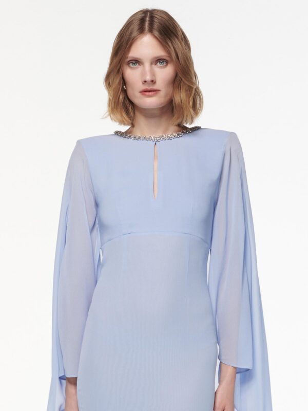 SILK CHIFFON GOWN