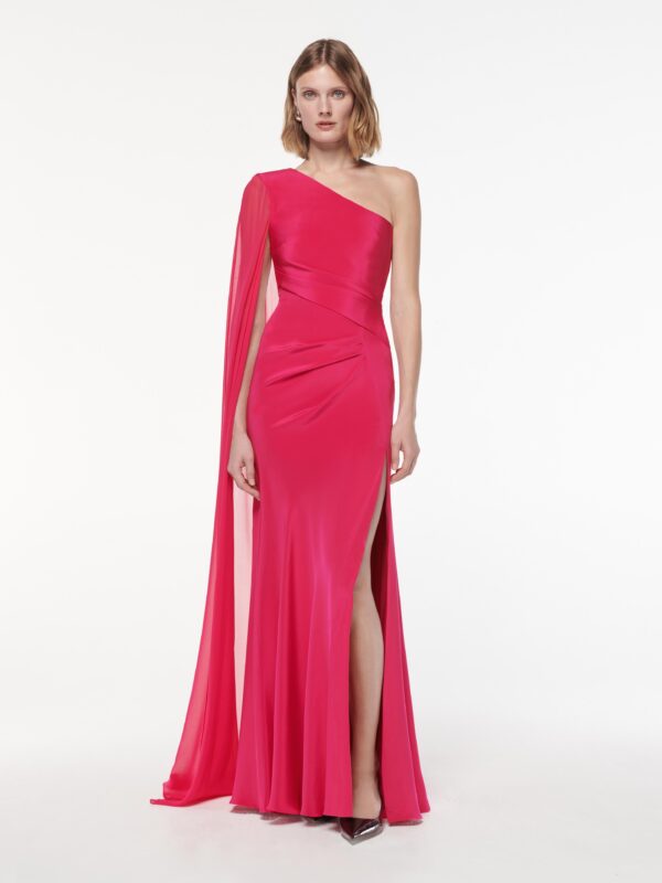 ONE SHOULDER MAXI DRESS