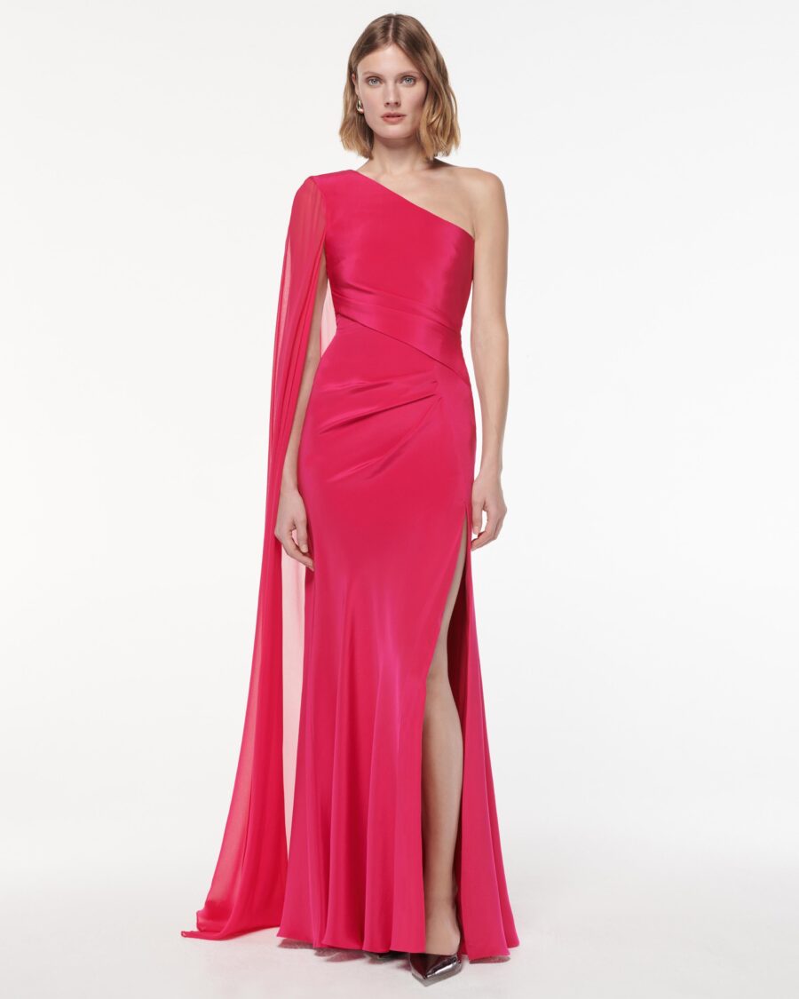 ONE SHOULDER MAXI DRESS