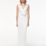 FLOWER DETAIL WHITE GOWN