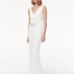 FLOWER DETAIL WHITE GOWN