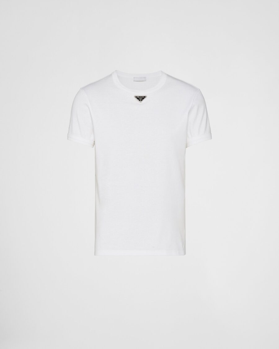COTTON TEE WITH LOGO