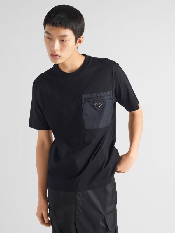 RE-NYLON AND JERSEY TEE