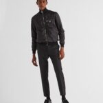 REVERSIBLE WOOL AND RE-NYLON JACKET
