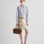 1978 RE NYLON AND SAFFIANO TOP HANDLE BAG