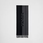 WOOL SCARF WITH LOGO