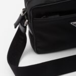 RE NYLON AND SAFFIANO SHOULDER BAG