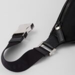 RE NYLON AND SAFFIANO BELT BAG