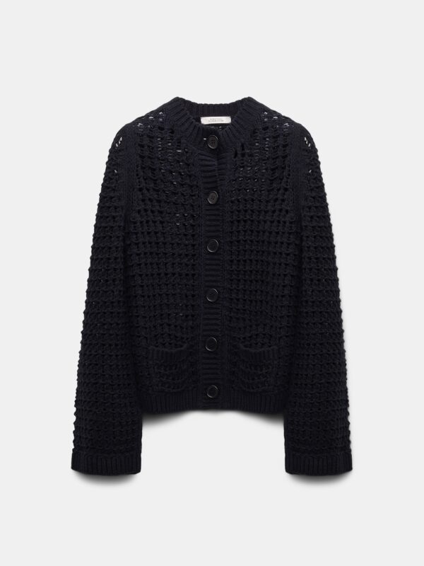 SPORTY CROCHET CARDIGAN