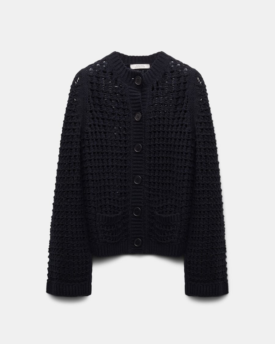 SPORTY CROCHET CARDIGAN