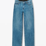 MID RISE JEANS WITH PRESTYLED BRIEFS