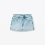 MID RISE DENIM SKORT